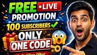 Live YouTube Channel Promotion | 1000 SUBSCRIBERS 2मिनट में #live​  ⁨@ManojDey @YouTubeWaleBaba