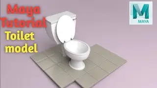 3D Toilet modeling | in Autodesk Maya  | for beginners