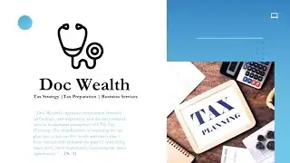 Reduce Your Tax Burden with Doc Wealth - WCI Webinar