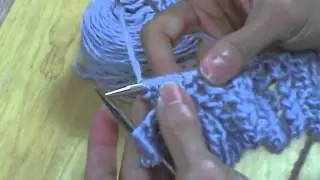Lace Knit Reversible Cable Scarf - Rows 11-12 (Part 4 of 4)