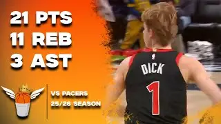Gradey Dick 21 Points vs Pacers Full Highlights! (1/14/2026)
