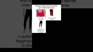 Popular middle school american girl in 2025 starter pack