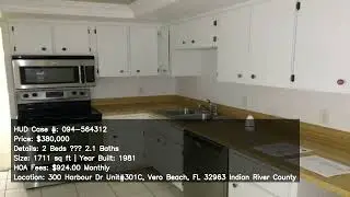 094 564312 300 Harbour Dr Unit#301C Vero Beach FL 32963 Indian River County