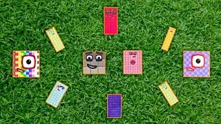 Looking for Numberblocks RAINBOW BIG 8K vs 800! NEW ASMR   Numberblocks Satisfying Video