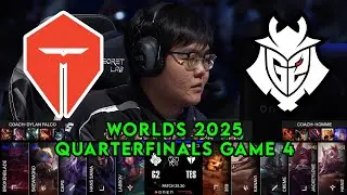 TES vs G2 Game 4 | World Championship 2025 Quarterfinals | ⁠Top Esports vs G2 Esports G4