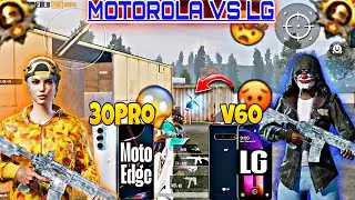 moto edge 30 pro vs lg v60 pubg test  | moto vs lg pubg/bgmi test | connectivity | graphics | price.
