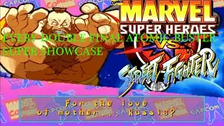Marvel Super Heroes vs. Street Fighter - Every Single Double Atomic Buster Showcase