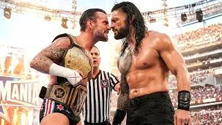 Roman Reigns vs. CM Punk Full Match WWE