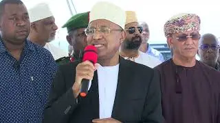  RAIS MWINYI UFUNGUZI WA DIKO LA SAMAKI NA MSIKITI MAZIZINI ZANZIBAR