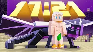 I finally beat my Minecraft speedrunning record (17:21)