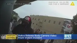 Modesto Police Release Body Camera Video From Violent Incident