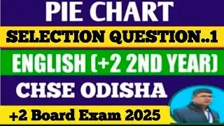 English ll+2 2nd year ll How to write a pie chart? ll pie chart in English best trick? ll +2 English