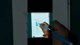 flower drawing #shortvideo #viral #odishaart #shortvideo