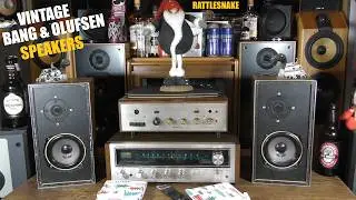 QUALITY FROM DENMARK VINTAGE BANG & OLUFSEN SPEAKERS HIFI STEREO SOUND AUDIOPHILE MUSIC AUDIO B&O UK