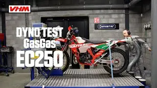 VHM dyno test GasGas EC250 with VHM cylinder head, insert, CDI