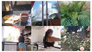 ORGANIZANDO A CASA + MEU CAFÉ DA MANHÃ + OLHA OQUE MEU SOBRINHO ME DEU 
