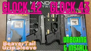 GLOCK 43 SLIM LINE / GLOCK 42 .380: GRIP SLEEVE UNBOXING/REVIEW/INSTALL- #happy #review #edc #380