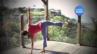 yogaTip: Beginner : Triangle & Half-Moon Pose