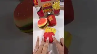 Fast Food Friends #asmr #squishy