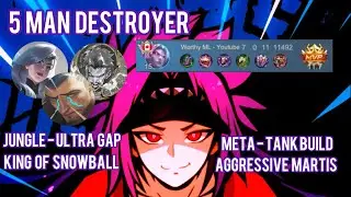 MYTHICAL GLORY 5-MAN TEAM DESTROYER - TANK MARTIS