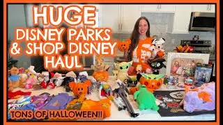 HUGE DISNEY HALLOWEEN HAUL | Brand New Items from Disney Parks and Shop Disney | Disney Haul 2022