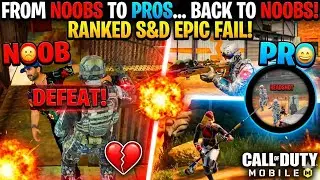 WE STARTED & ENDED LIKE NOOBS 🥲 | CALL OF DUTY MOBILE RANKED S&D | #viral #gaming #codm #callofduty 