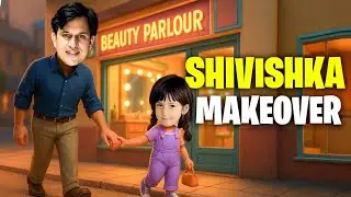 Cutest Beauty Parlour Experience 😍 | Shivishka’s Cute Vlog