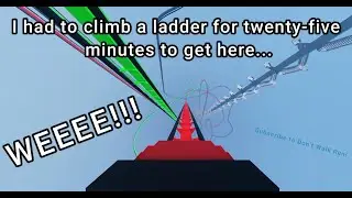 Climbing a mile high skyscraper to zoom down a coaster!