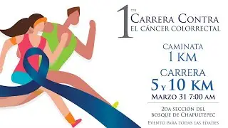 Vive la primera carrera contra el c&aacute;ncer colorrectal en el Bosque de Chapultepec
