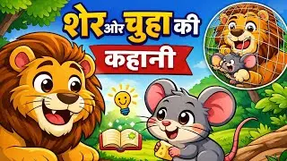 चूहे ने शेर की जान बचाई 😱😱#moralstories #motivation #viralvideo 