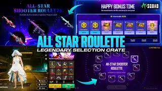 New All Star Shooter Spin | LEGENDARY SELECTION Crate Opening | New State Mobile