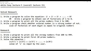 Loops Part-15