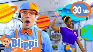 Blippi's Space Jam!!🌍🚀 | Blippi Songs 🎶| Educational Songs For Kids