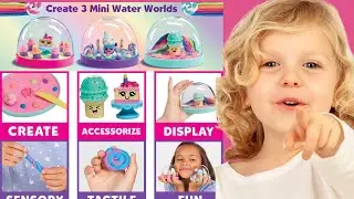 Kids Craft - Toys Sweet Treat Water Globes Kit : Create Your Own Deliciously Fun World - E5