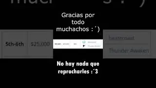 Beascoast y Thunder son eliminados de la Major :( #beascoast #thunderawaken #dota2 #eslgaming #short