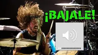 como bajar el 🤫volumen🤫 de una bateria 🥁acustica🥁