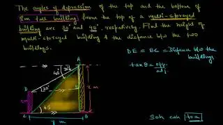 Example: heights and distances (Hindi)