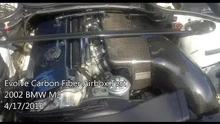 Evolve CSL Carbon Airbox Sound Test - BMW E46 M3 - Street Driving