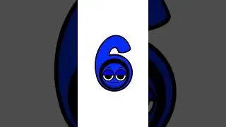 INCREDIBOX SPRUNKI but NUMBER LORE Phase 1vs2vs3 (1-8)  #art #incrediboxsprunki #shorts