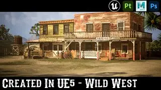 Outdoor Environment in Unreal Engine 5 - Wild West