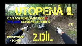 Can am Renegade 1000 R a Polaris Scramblem 1000 S Druhý díl! Stoka II.