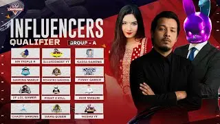 [🔴LIVE] VLIFE ESPORTS CHAMPIONSHIP SEASON-01 | INFLUENCERS QUALIFIER GROUP-A | FREE FIRE