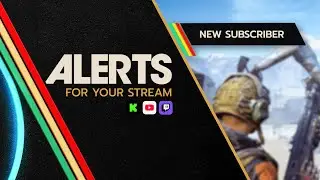 ARC Raiders Stream Alerts Pack | Animated Alerts for Twitch, YouTube and Kick