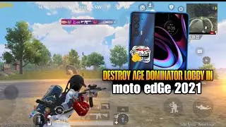 Destroy Ace dominator lobby in ⚡ Moto edge 2021
