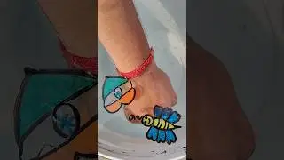 Amazing butterfly 🦋 and indian flag 🇮🇳 both drawing on hand 👏 #shorts #viral #art