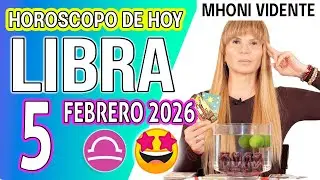 LIBRA ♎ LLEGA FUERTE TU EPOCA DE ABUNDANCIA💲HOROSCOPO De Hoy 5 de FEBRERO 2026 Mhoni Vidente