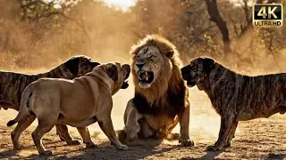 Lion vs. 3 Ridgebacks: Can Dogs Hunt The King? (Simulation)