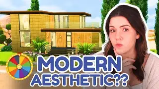 Can I Pull Off a MODERN Build in The Sims 4? | Spin the Aesthetic Series