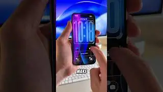 iOS 26 - How To Make The Lock Screen Clock Bigger!