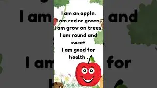 short story | easy english reading | fruits story #englishspeaking  #cartoon #learnenglish #shorts